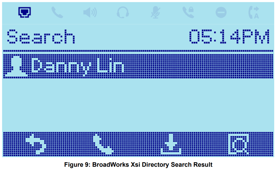 GRANDSTREAM GRP2601 BroadWorks Xsi Directories and Call Logs - Fig7