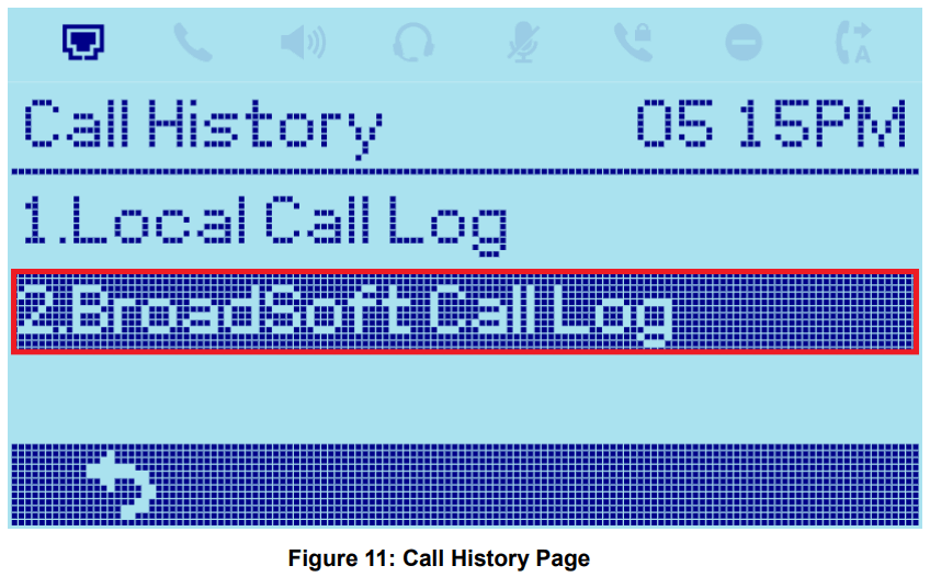 GRANDSTREAM GRP2601 BroadWorks Xsi Directories and Call Logs - Fig9