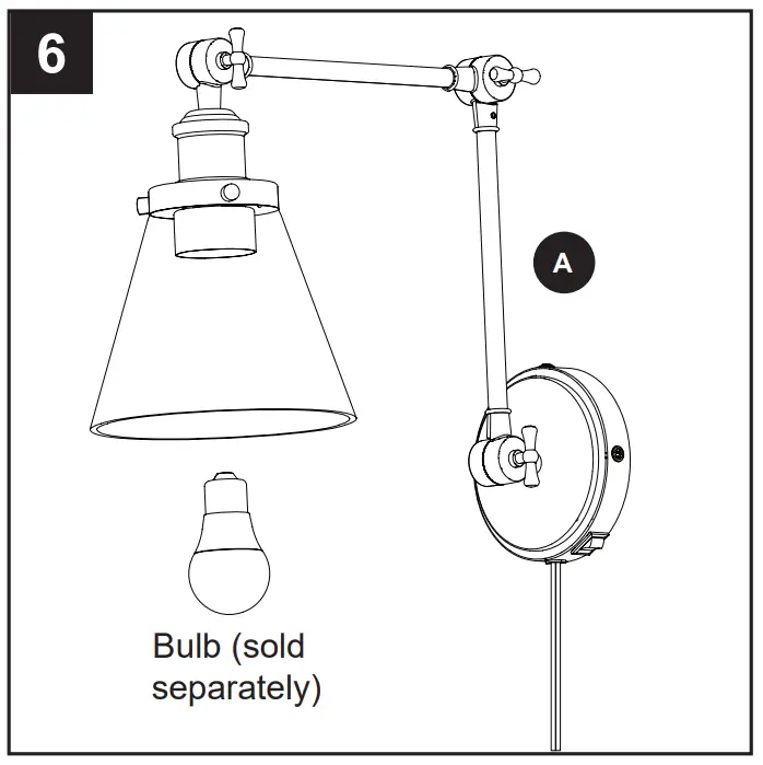 allen roth 42626 Gold Vintage LED Wall Sconce - fig 10