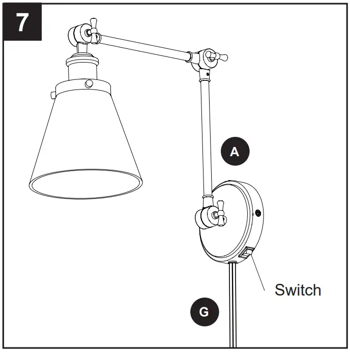 allen roth 42626 Gold Vintage LED Wall Sconce - fig 11