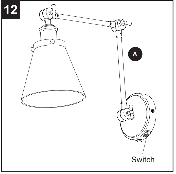 allen roth 42626 Gold Vintage LED Wall Sconce - fig 26