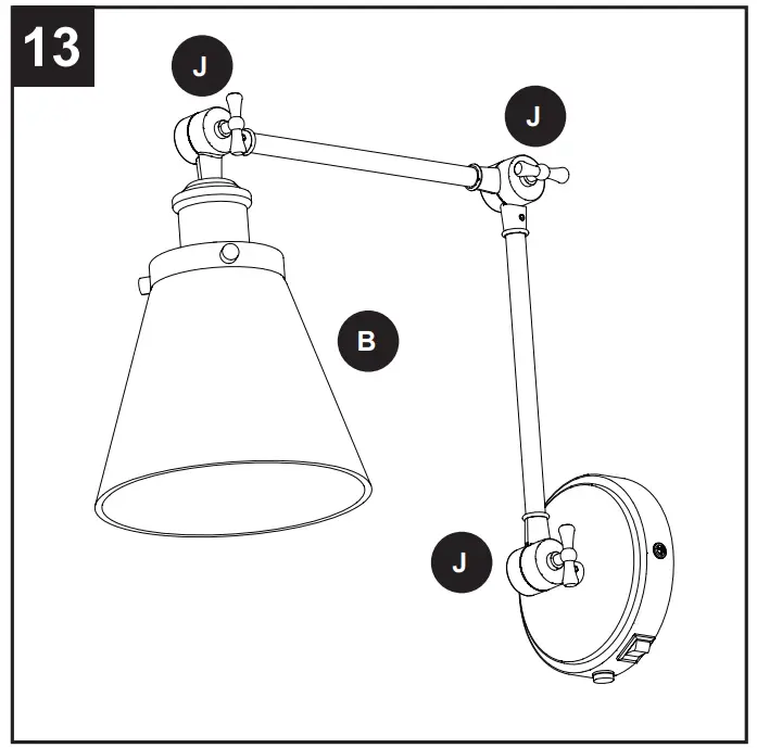 allen roth 42626 Gold Vintage LED Wall Sconce - fig 27