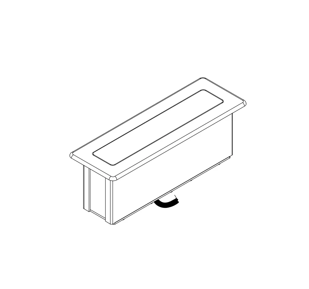 Sygonix Sy-4780158 Built-in Socket Strip Stainless Steel User Manual