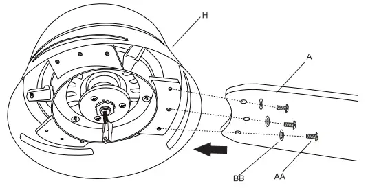 HAMPTON BAY SW19151RMBK Caprice 52 in Integrated LED Indoor Matte - fig 14