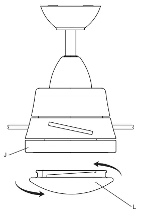 HAMPTON BAY SW19151RMBK Caprice 52 in Integrated LED Indoor Matte - fig 18