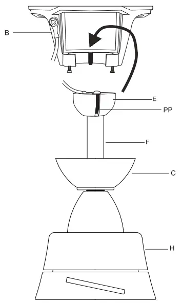 HAMPTON BAY SW19151RMBK Caprice 52 in Integrated LED Indoor Matte - fig 9