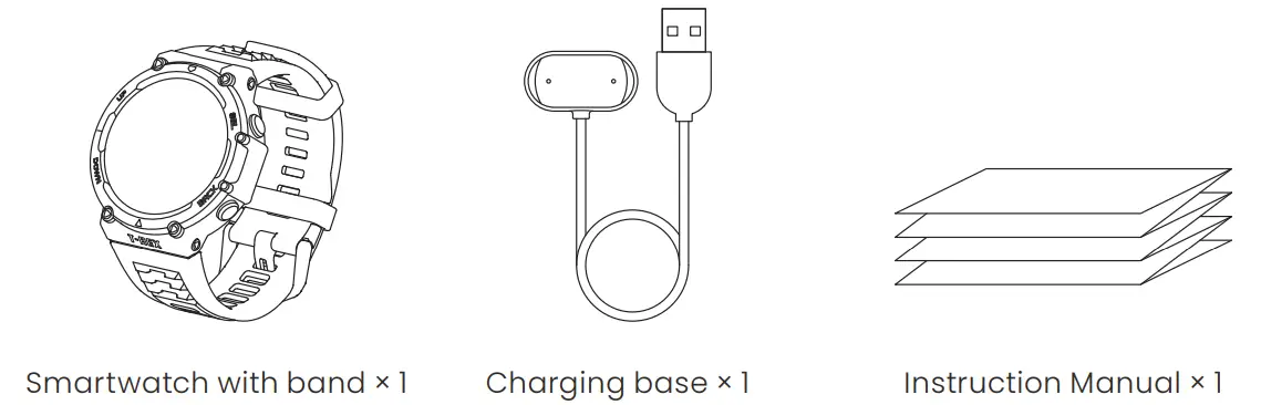 amazfit A2170 T-Rex 2 Wild Green Men's Smart Watch - fig 1