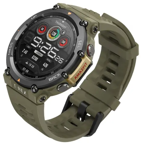 amazfit A2170 T-Rex 2 Wild Green Men's Smart Watch