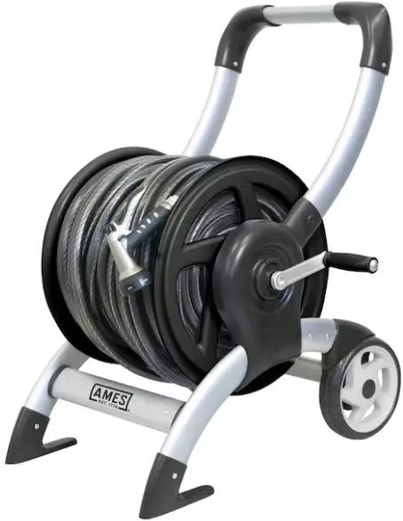 NEVERLEAK 2518000 Aluminum 200-ft Cart Hose Reel