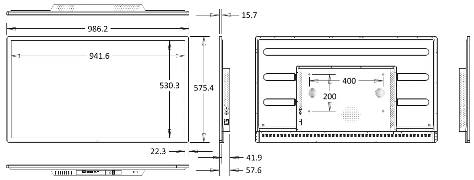 INSTORE SCREEN inTOUCH550 Monitor 1