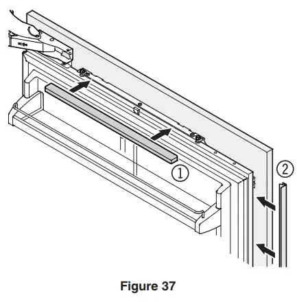 Mounting the Refrigerator Door Panel