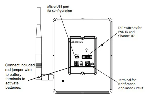 Mircom WR-3001W Wireless Input-Output Unit (6)