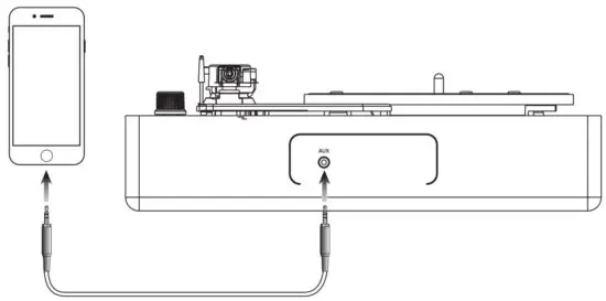 FIG 11 AUX IN Connecting to Audio Source.JPG