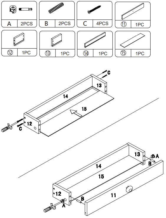 JAXSUNNY-HG61U0829-Wall-Mounted-Cabinet-W-Folding-Down-Table-Desk-FIG-5