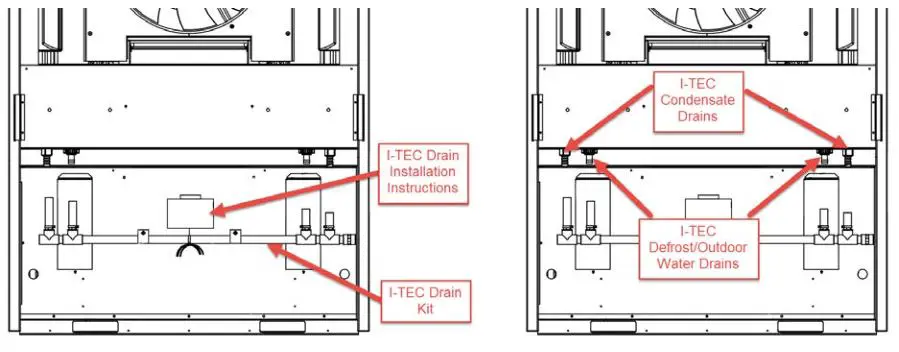 Bard Hvac WALL MOUNT, I-TEC & Q-TEC Air Conditioners and Heat Pumps - I-TEC Drain System