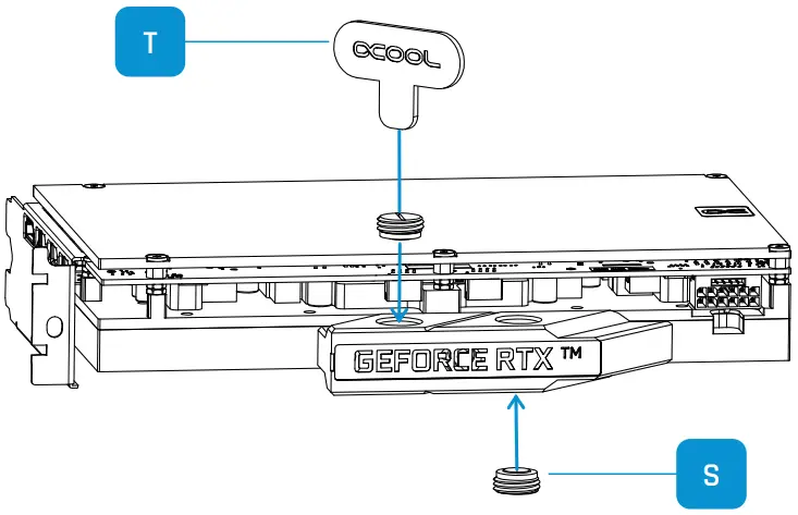 Screw in screw plugs with the tool