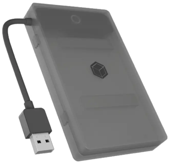 ICY BOX IB-AC603b-U3 2.5 Inch SATA To USB 3.2 Gen 1 Adapter With Protection Box