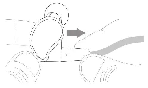 MEE audio BTX1 Bluetooth Wireless Mmcx Adapter Cable - INSTALLING EARPIECES 1
