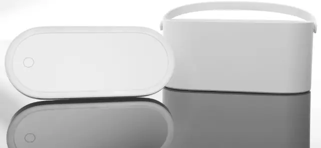 SHARPER IMAGE Portable Makeup Case with LED Mirror