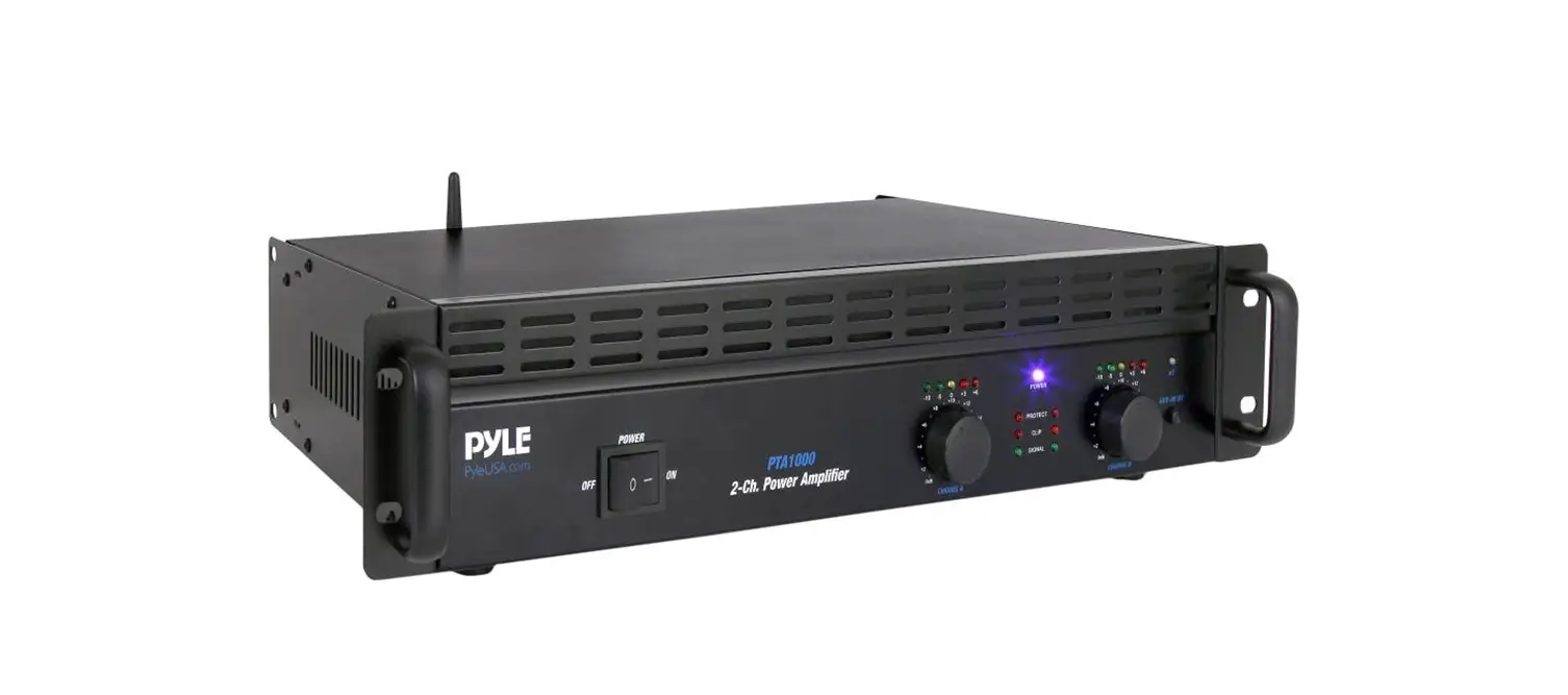 Pyle Pro Audio Power Amplifier Pta1000 User Manual