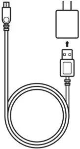 USB Cable + Power Adapter