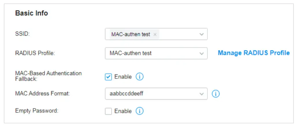 tp-link MAC Based Authentication Configuration - figure 13