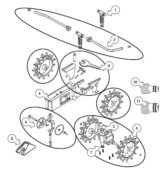 HOLMAN 7700H Solid Metal Travelling Sprinkler User Guide - Product Overview