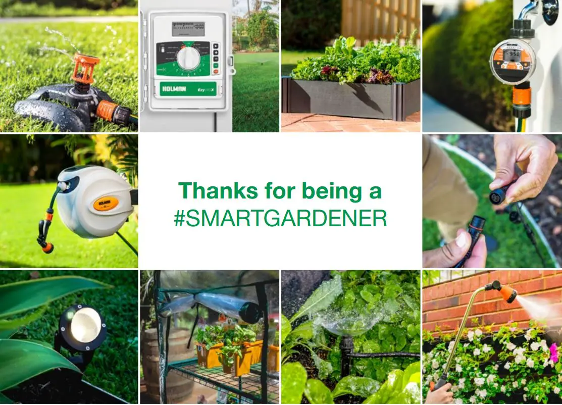 HOLMAN 7700H Solid Metal Travelling Sprinkler User Guide - Thanks for being a #SMARTGARDENER