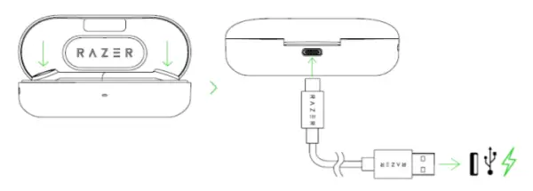 How to charge the Razer Hammerhead