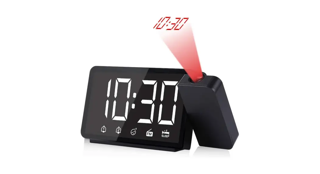 Dr Prepare Dpws-in001-us 5 Inch Projection Alarm Clock With Fm Radio User Guide