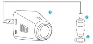 ELInZ DCSMALLGPSWF Car Dash Camera - bUTTERY