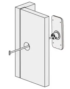 Kaadas R6G Gate Digital Lock - Get the front