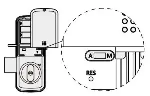 Kaadas R6G Gate Digital Lock - Reset to factory