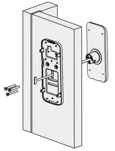 Kaadas R6G Gate Digital Lock -damage