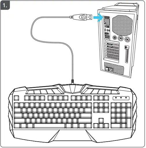Trust ODYSS Gaming Keyboard fig1