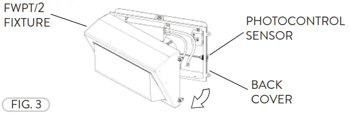 Paclights FWPT-2 Series FWPT-029 LED Wall Mount- FIG 3
