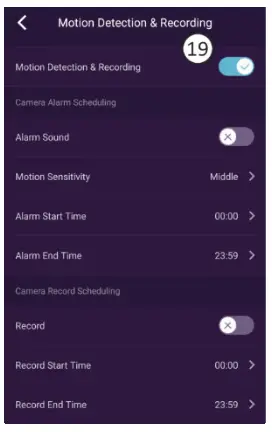 ELRO AS90CAB Wireless HD Security Camera - Record playback