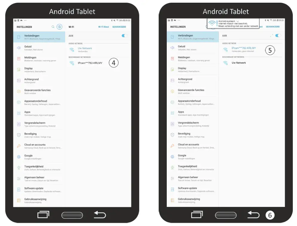 ELRO AS90CAB Wireless HD Security Camera - nstallation Android 5