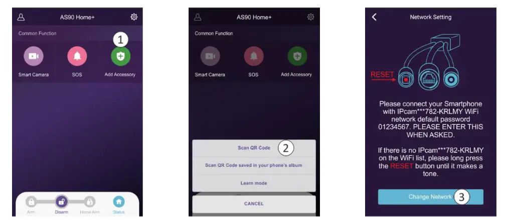 ELRO AS90CAB Wireless HD Security Camera - nstallation Android