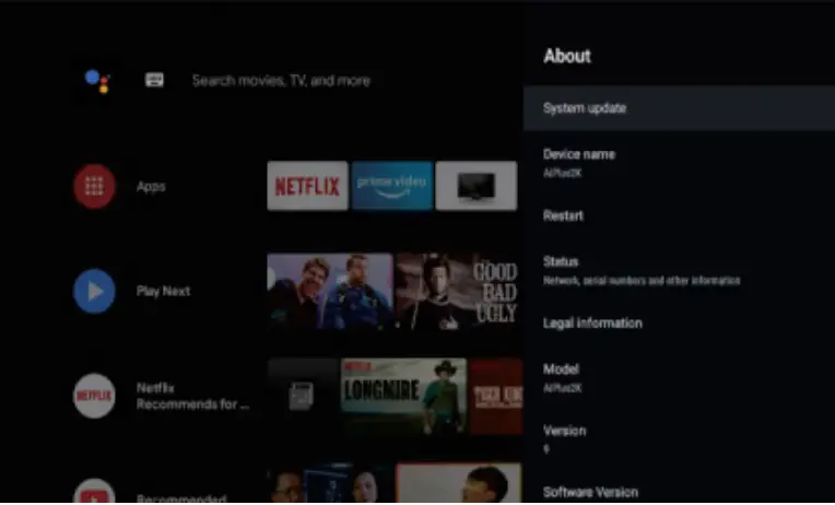 TESLA 32E610BHS Series 6 Android LED TV - app