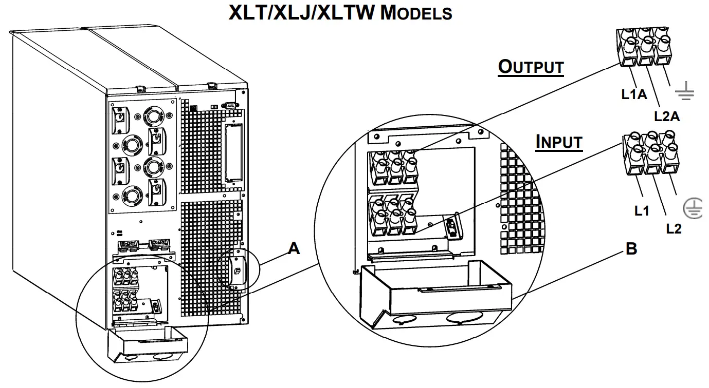 APC SURT8000XLI Uninterruptible Power Supply Tower Rack Mount 6U - fig1
