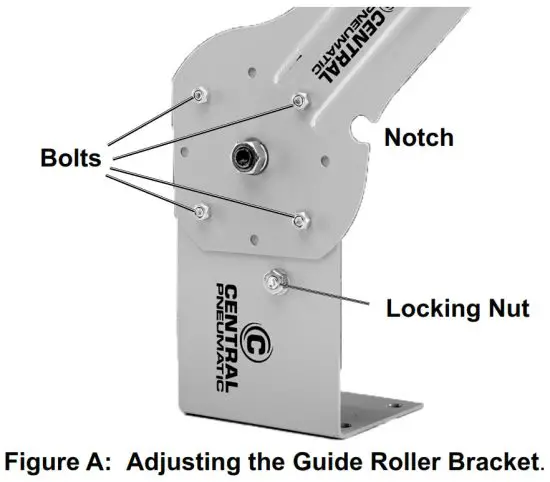 CENTRAL PNEUMATIC 64682 3-8 Inch Retractable Hose Reel - tighten