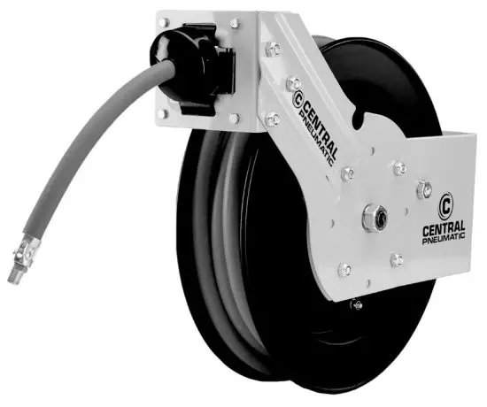 CENTRAL PNEUMATIC 64682 3-8 Inch Retractable Hose Reel - unpacking