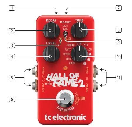 tc electronic GIT0042338-000 Hall Of Fame 2 Reverb fig 1
