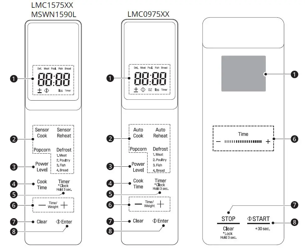 LG LMC1575XX 1.5 cu. ft. Countertop Microwave in Stainless Steel with Smart Inverter-1
