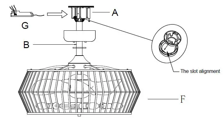 WAREHOUSE DW01W20 12 Inch Ceiling Fan-10