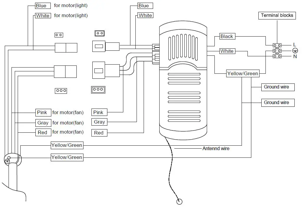 WAREHOUSE DW01W20 12 Inch Ceiling Fan-11