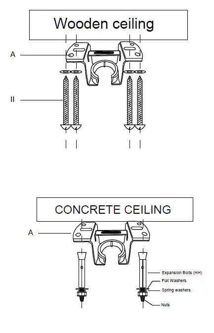 WAREHOUSE DW01W20 12 Inch Ceiling Fan-9