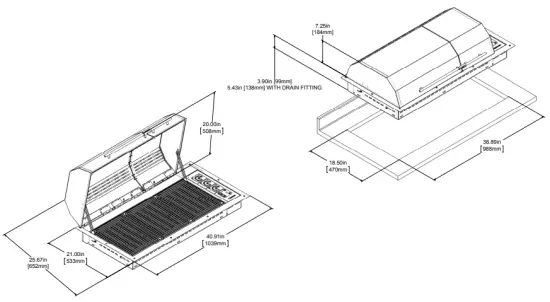 Overall & Cutout Dimensions