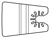 ROCKWELL F30 Sonicrafter 31 Piece 3.5 Amp Variable Speed Oscillating Multi Tool Kit - figure 13